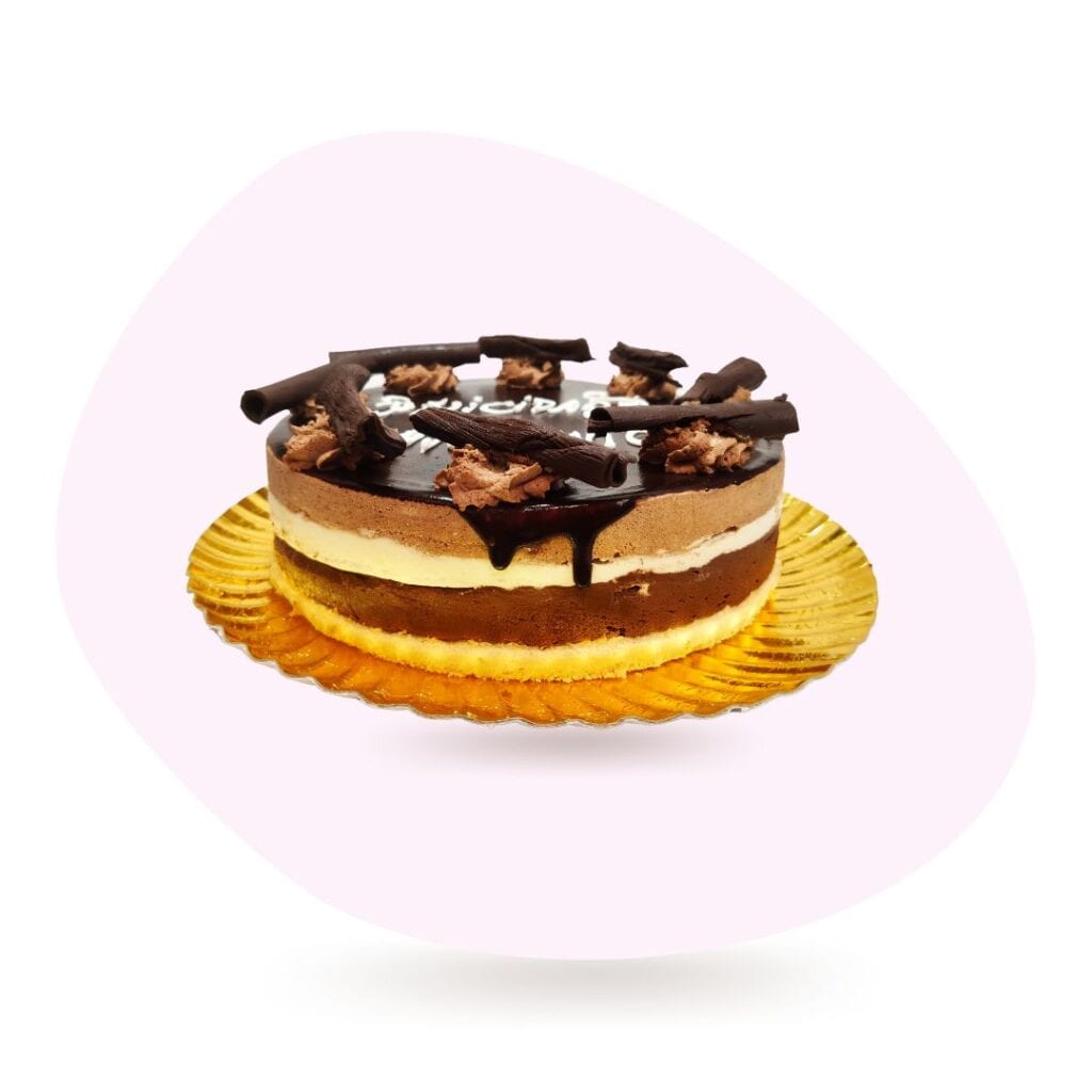 Tarta 3 Chocolates 8 porciones - RioGrande Pastelería Córdoba