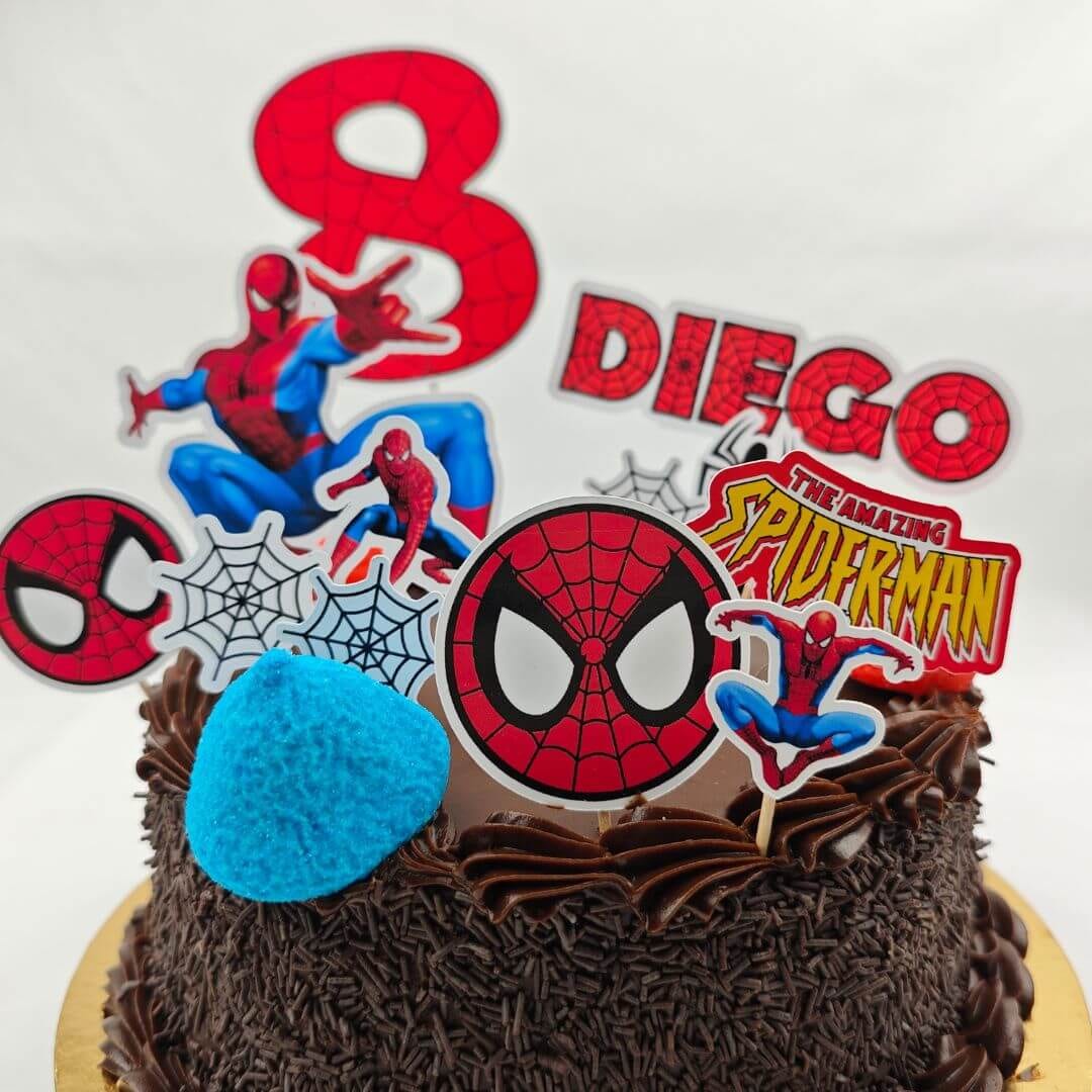 cake topper spiderman