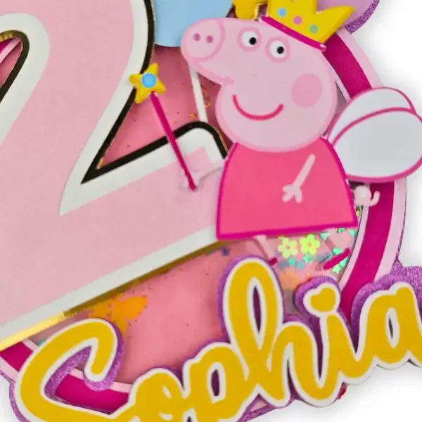 Cake Topper Shaker Personalizado - Imagen 2