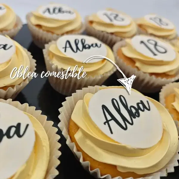 Cup Cakes Personalizados Oblea Comestible - Rio Grande Pastelería