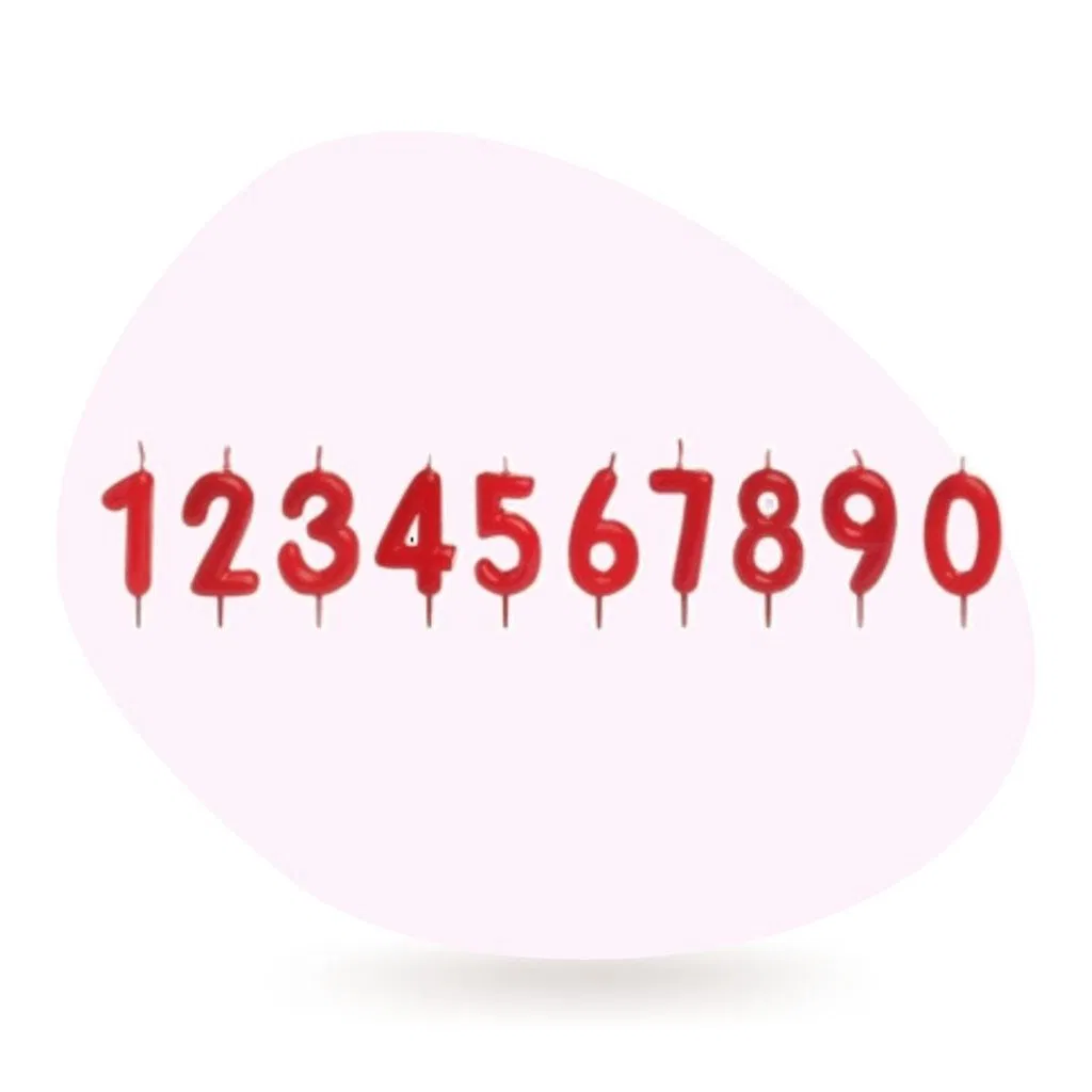 Vela de número - Rio Grande Pastelería